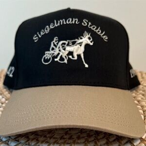 Siegelman Stable Don Julio Blue 42 two tone navy blue and khaki